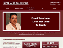Tablet Screenshot of joycejamesconsulting.com